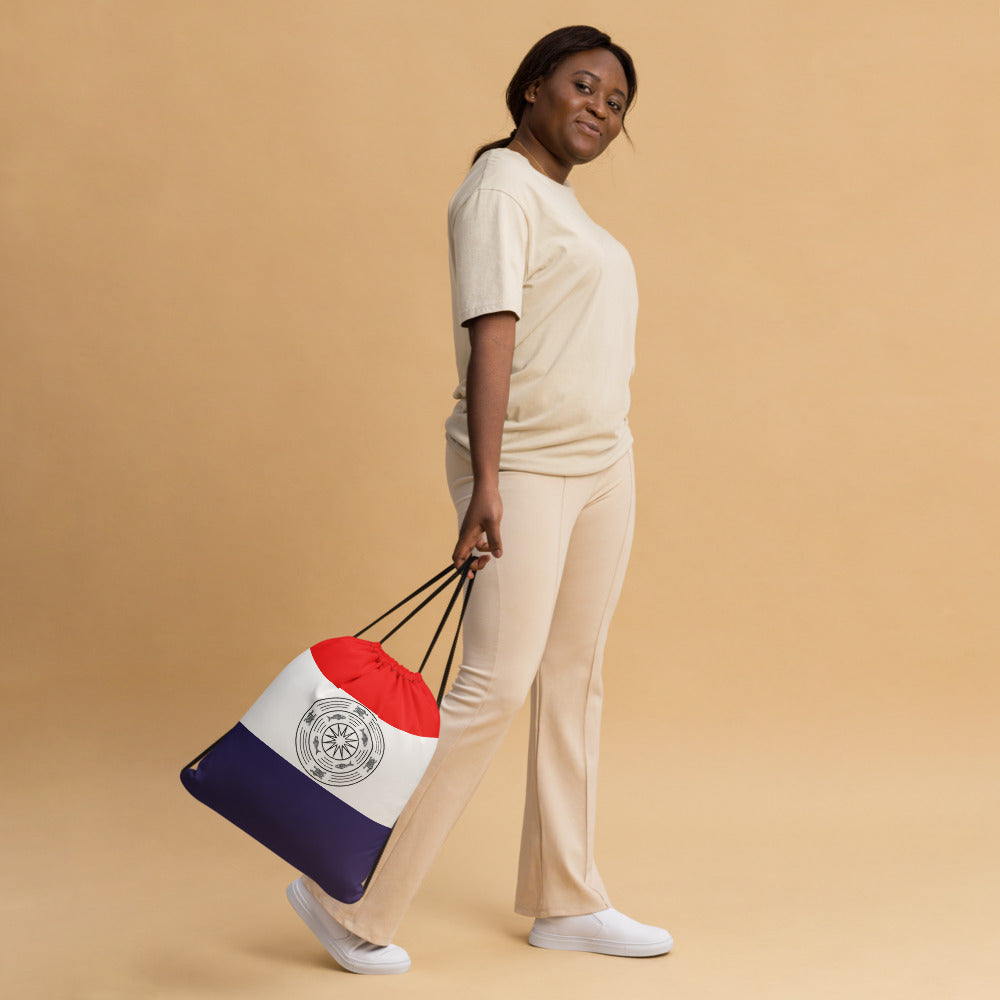 Karenni Flag Drawstring bag