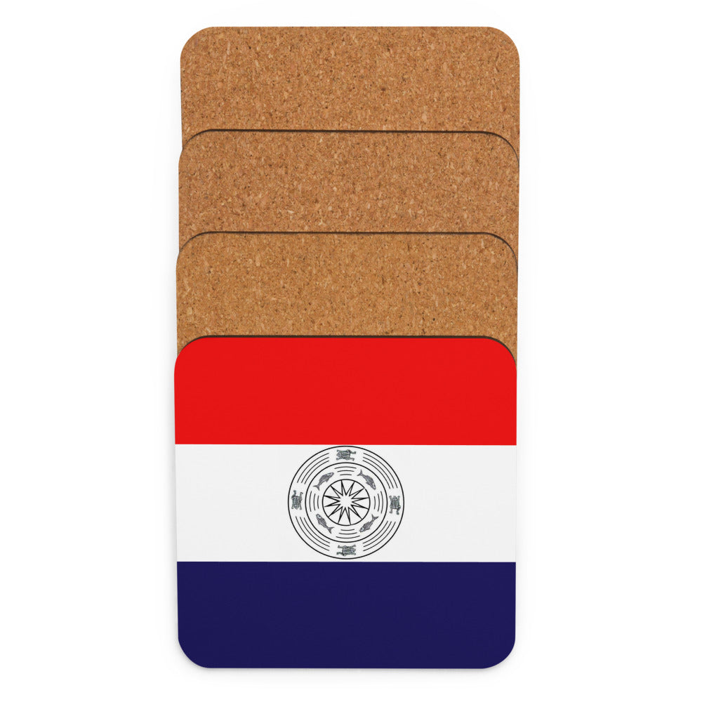 Karenni Flag Cork-back coaster