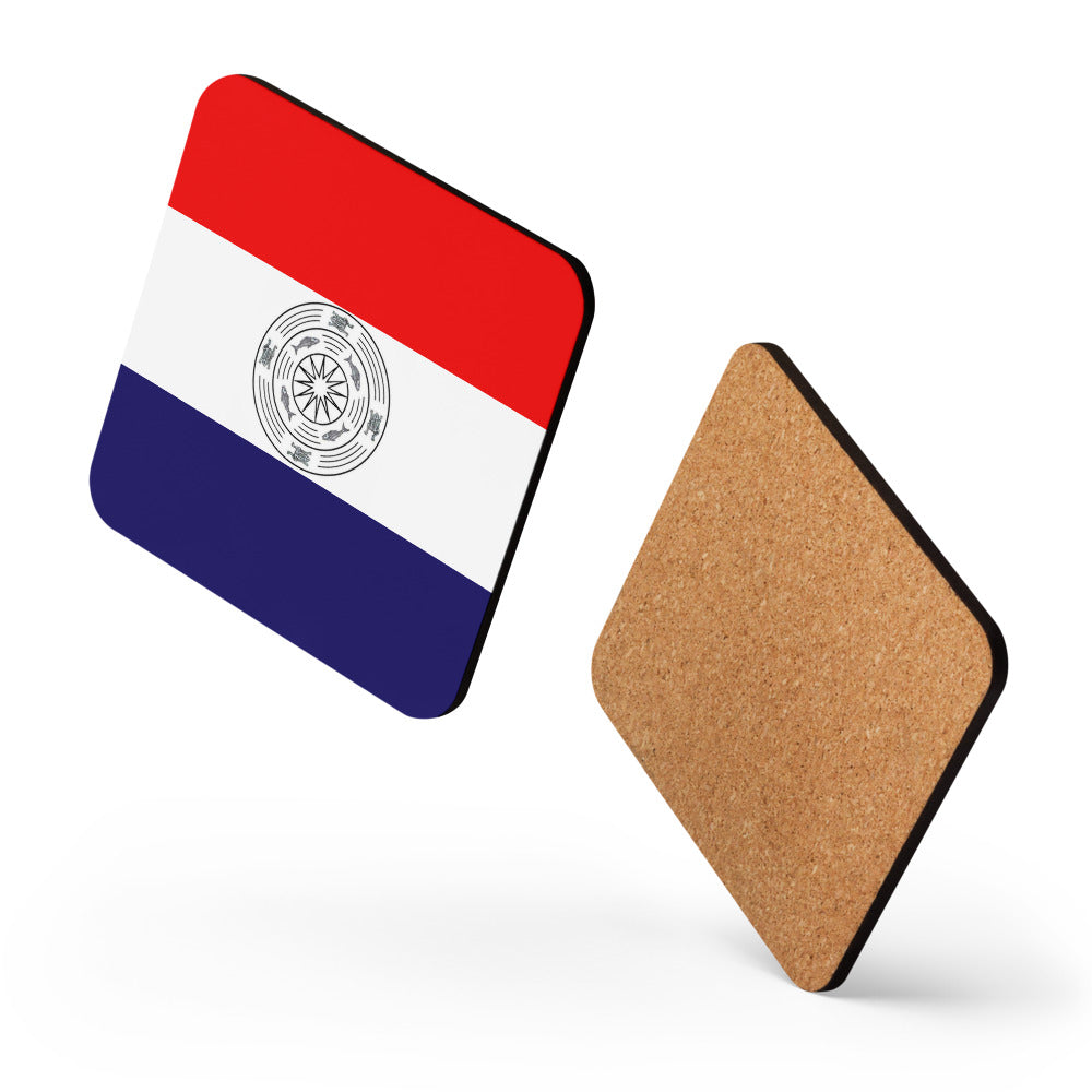 Karenni Flag Cork-back coaster