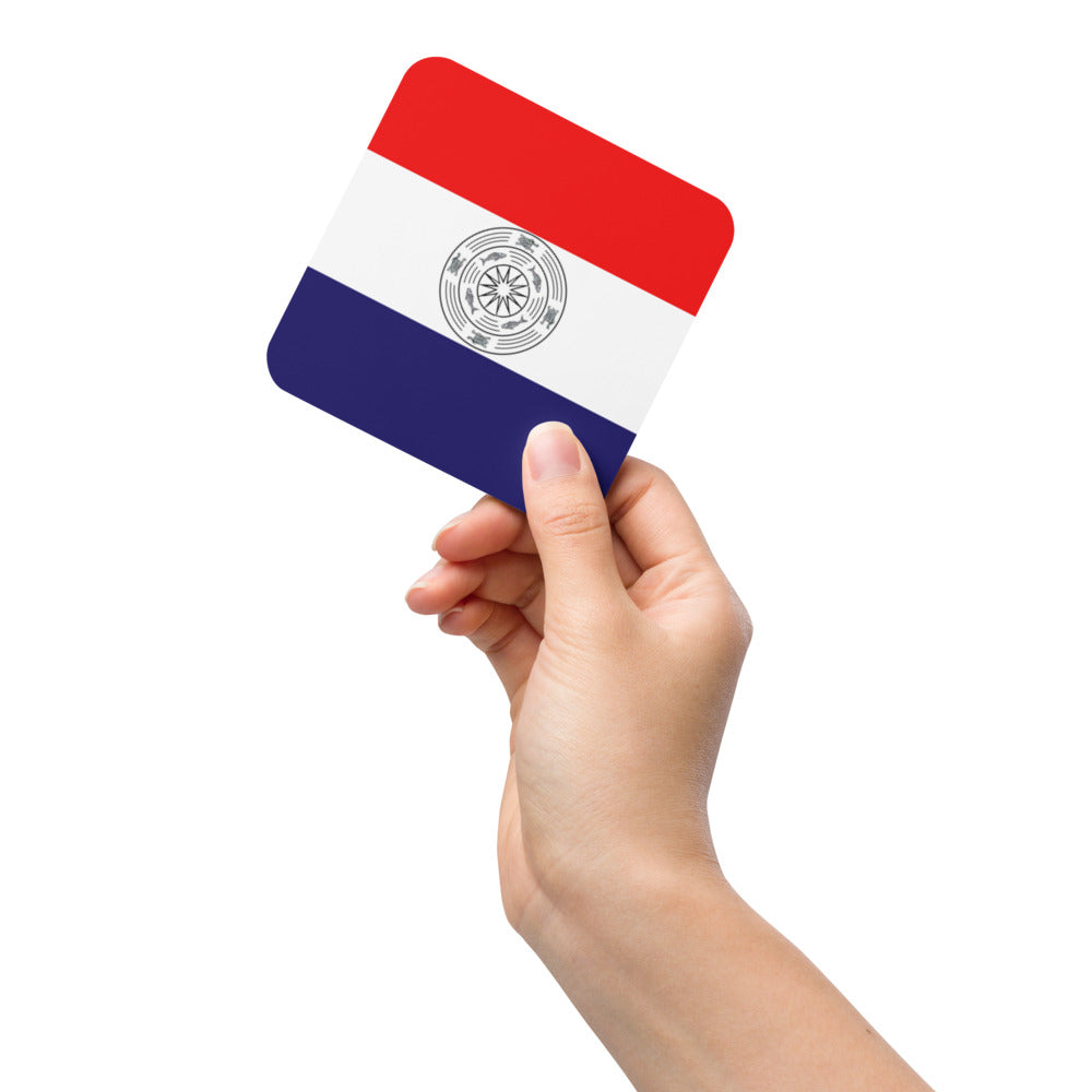 Karenni Flag Cork-back coaster