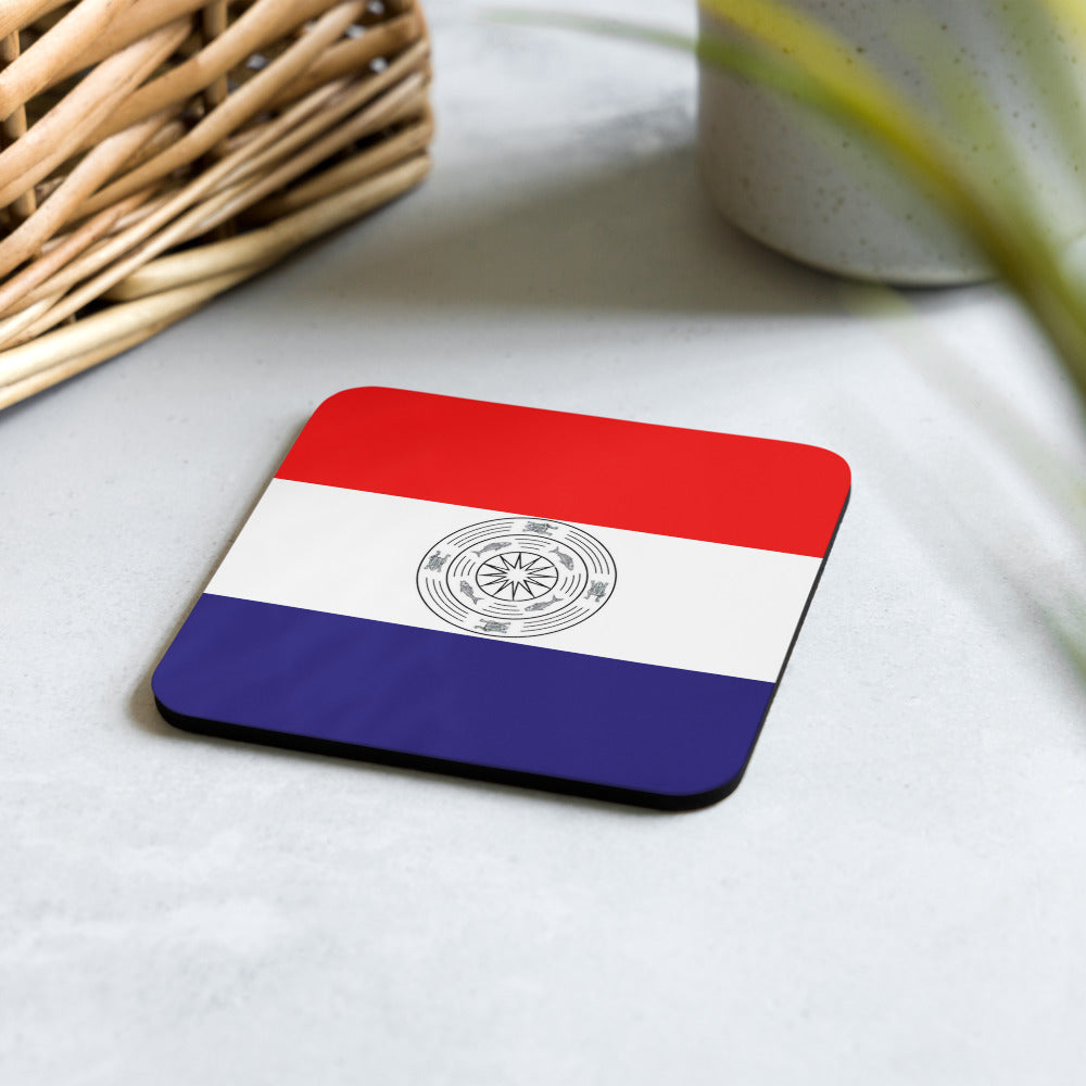 Karenni Flag Cork-back coaster