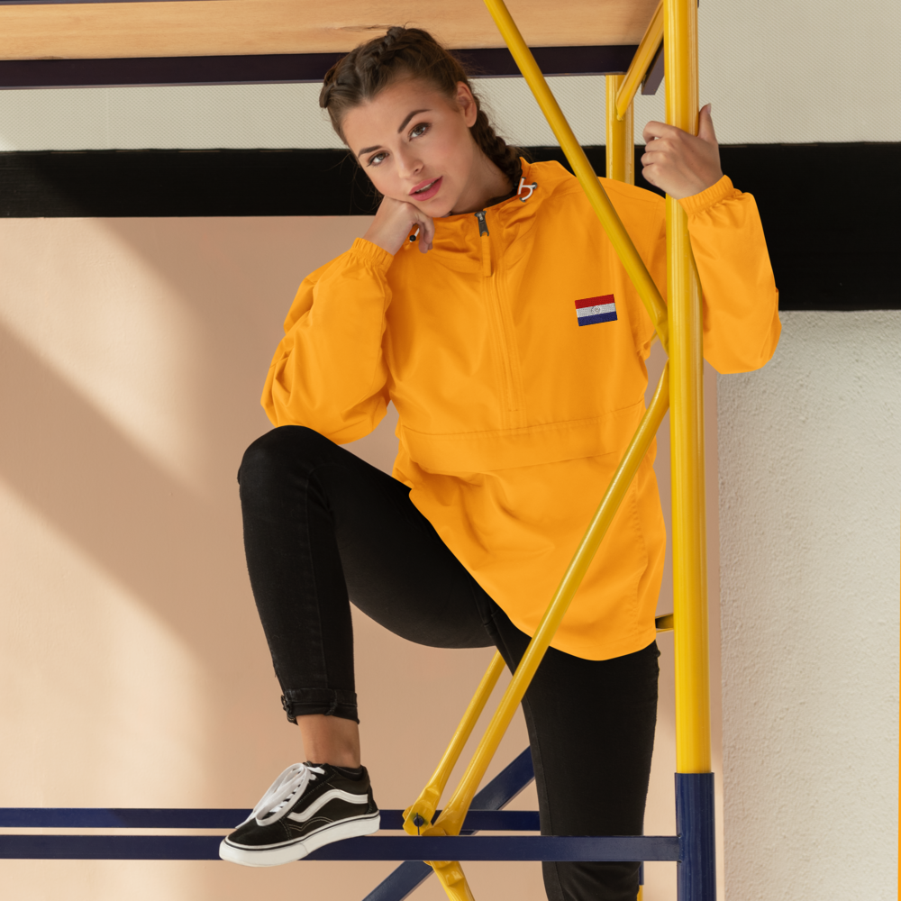 Karenni Flag Embroidered Champion Packable Jacket