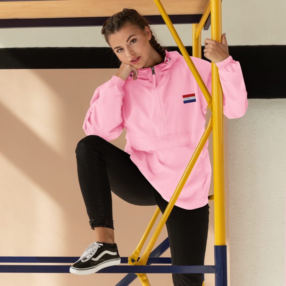 Karenni Flag Embroidered Champion Packable Jacket