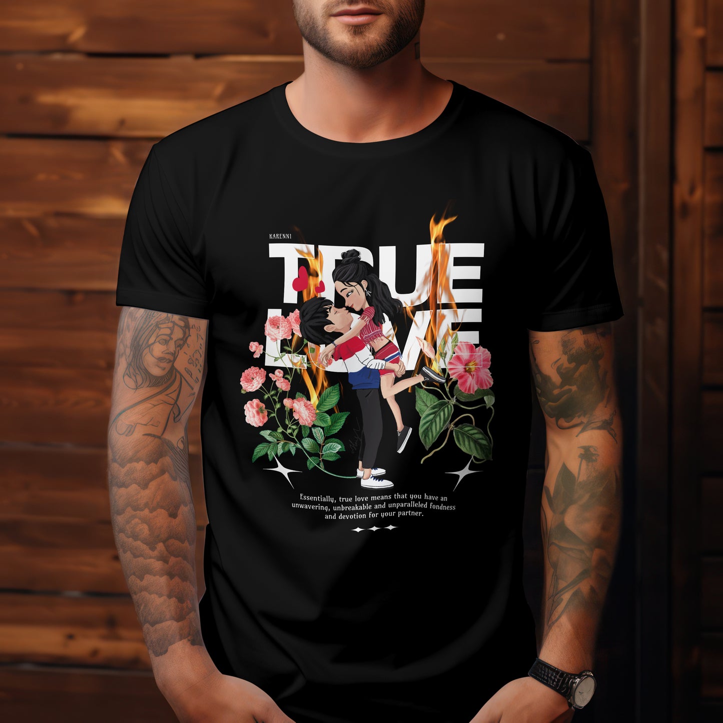True Love t-shirt, Karenni, Couple T shirt